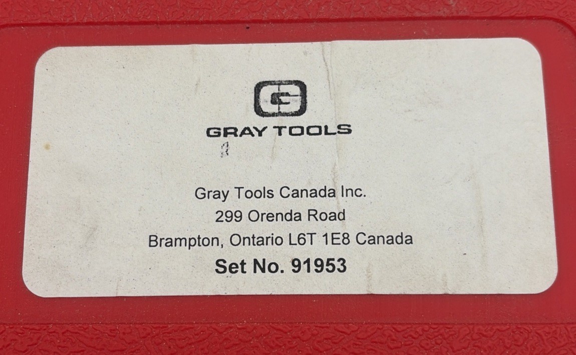 Gray Tools Set No. 91953- 53-piece Universal Rethreading Set