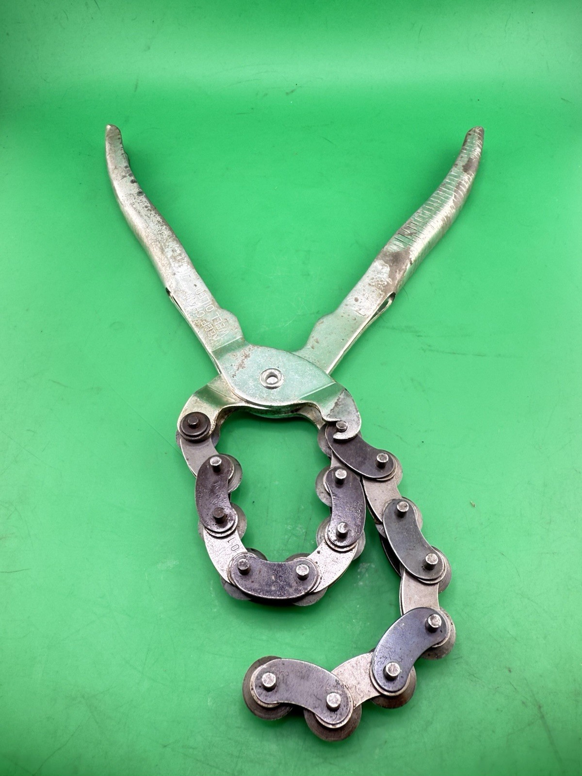 VINTAGE K-D Tools 2031 Exhaust Tailpipe Tube Chain Type Sharp Cutter Wheels USA!