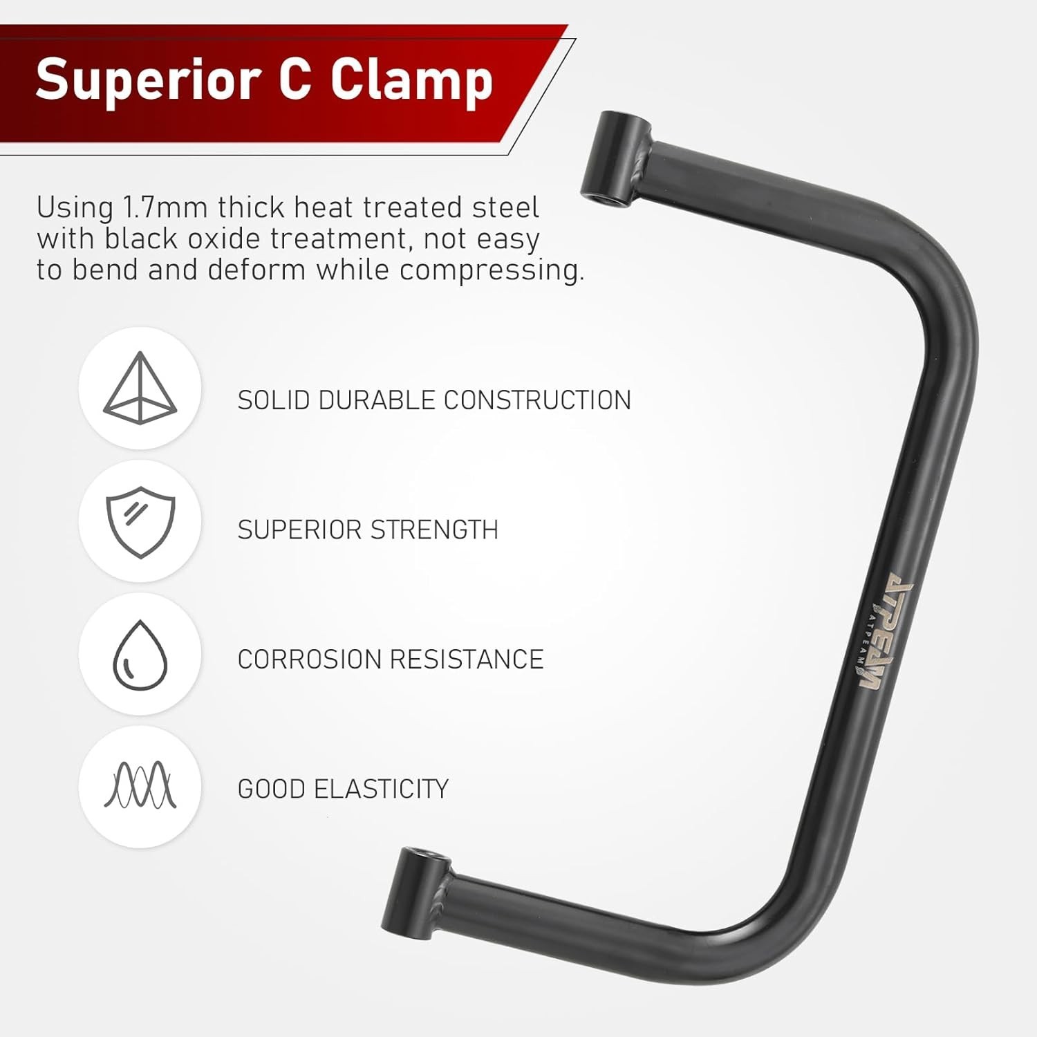 10-Piece Valve Spring Compressor C-Clamp Service Kit for Professionals