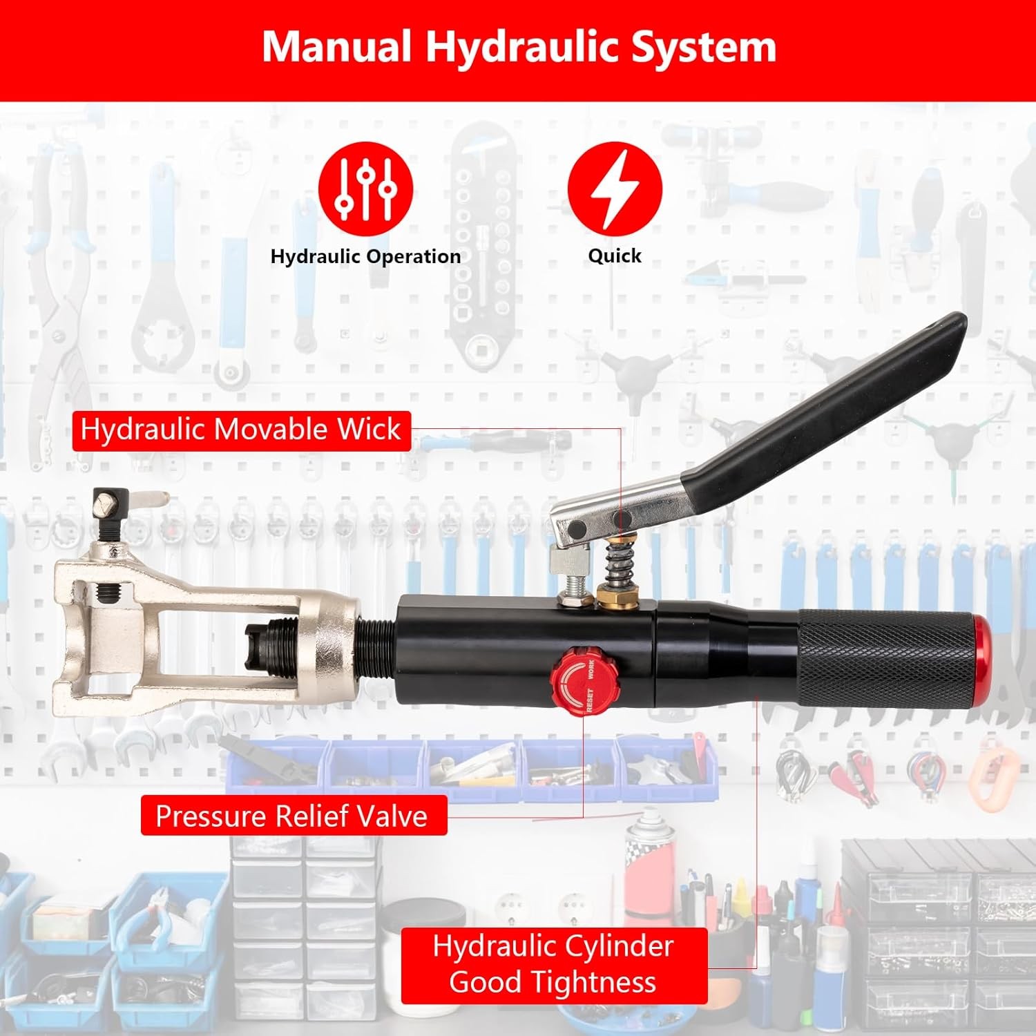 🔥Professional Hydraulic Brake Line Flaring Tool Kit, 33PCS, 45° Double & Single
