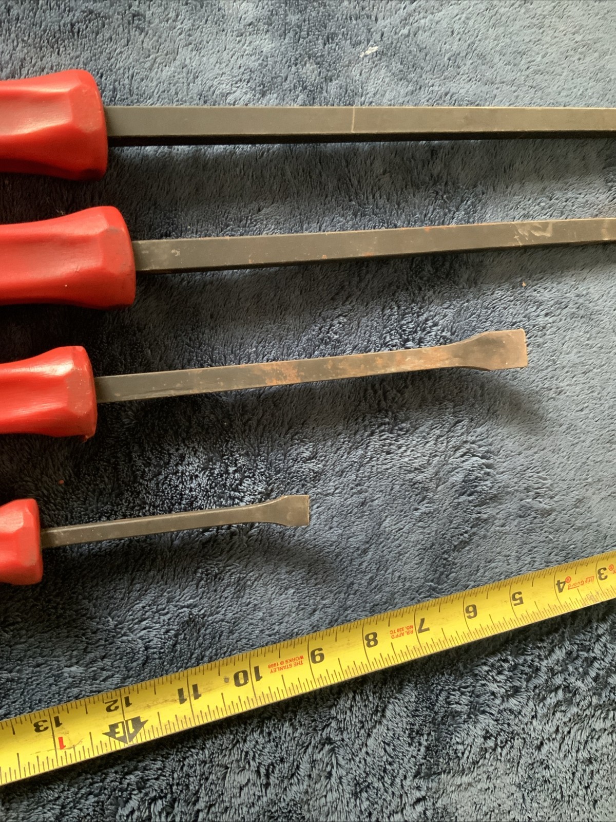 Snap On 4pc Striking Bar Set…red…old School……