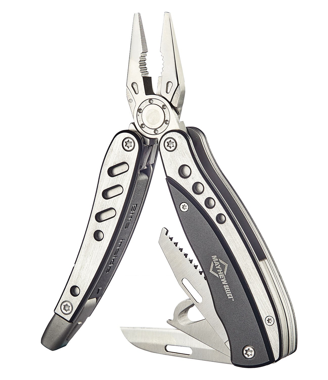 Mayhew 13 Tool Multi-Tool Pliers w/ Rechargeable LED Light & Sheath #17945