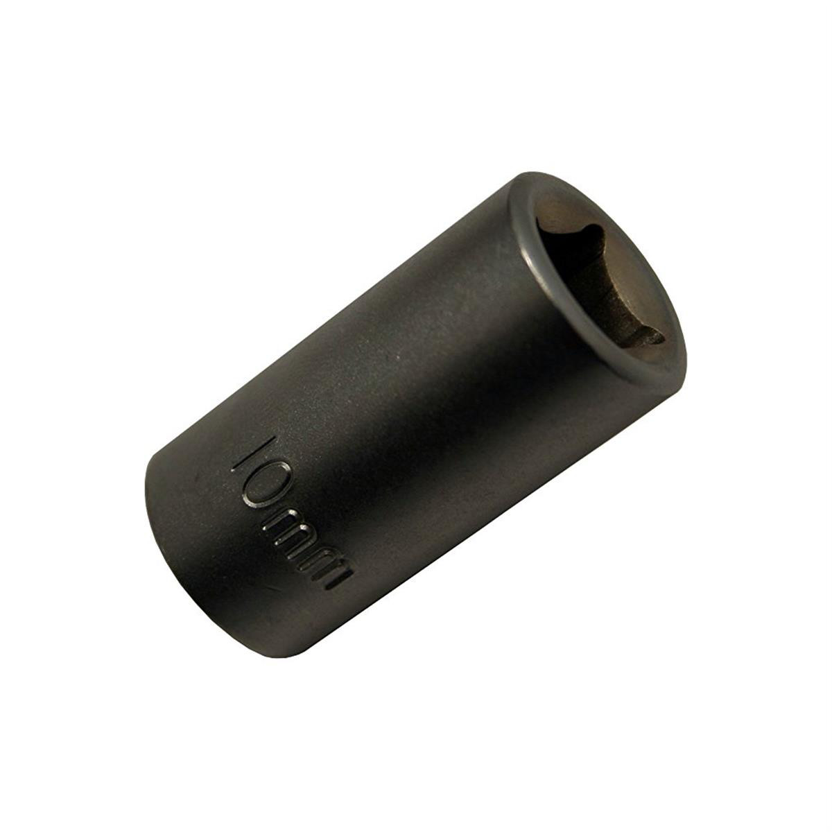 Square Female Socket, 10mm, 4-Point, 3/8 in. Drive