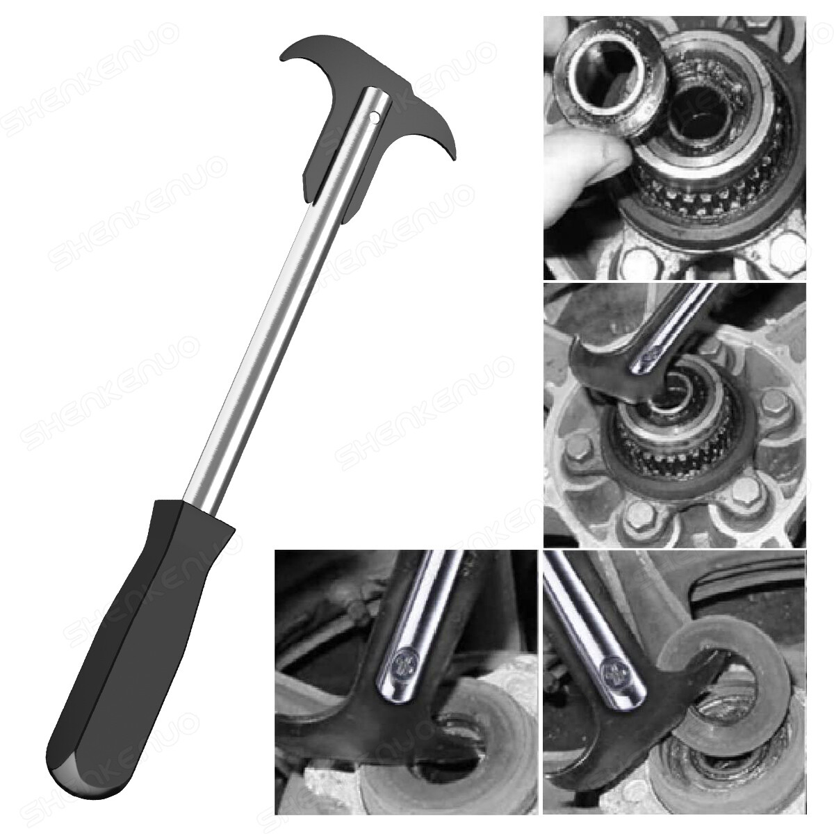 ATE PRO DUAL HOOK SEAL PULLER OIL REAR MAIN CRANKSHAFT TRANSMISSION O-RING 90270