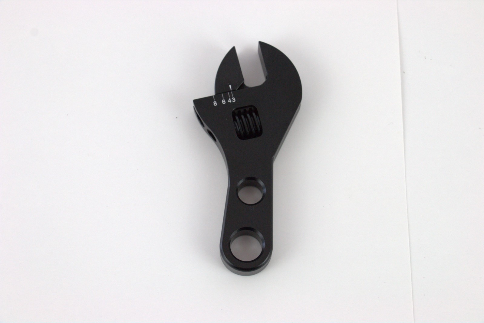 BLACK ALUMINUM STUBBY ADJUSTABLE AN FITTING WRENCH SET -3AN TO -20AN #5821/5822