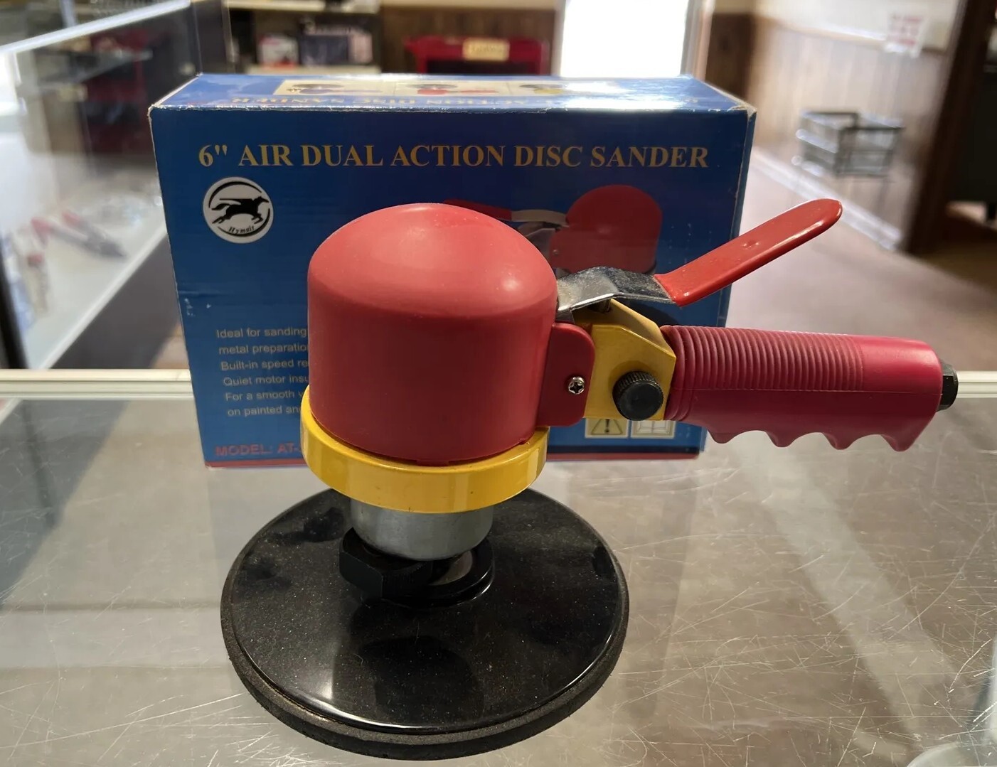6″ AIR DUAL ACTION DISC SANDER Retail Price:$95