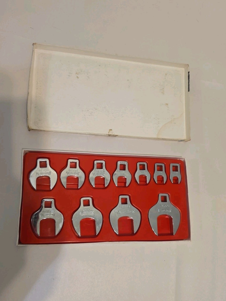 Snap On Tools 3/8″ Crowfoot Set SAE 3/8 – 1 IN) 211FCO Crowsfeet 11pc Crows Feet