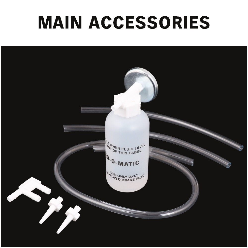 Universal Brake Fluid Catcher Bleeder Kit Tool Set Motorcycle Hydraulic Clutch