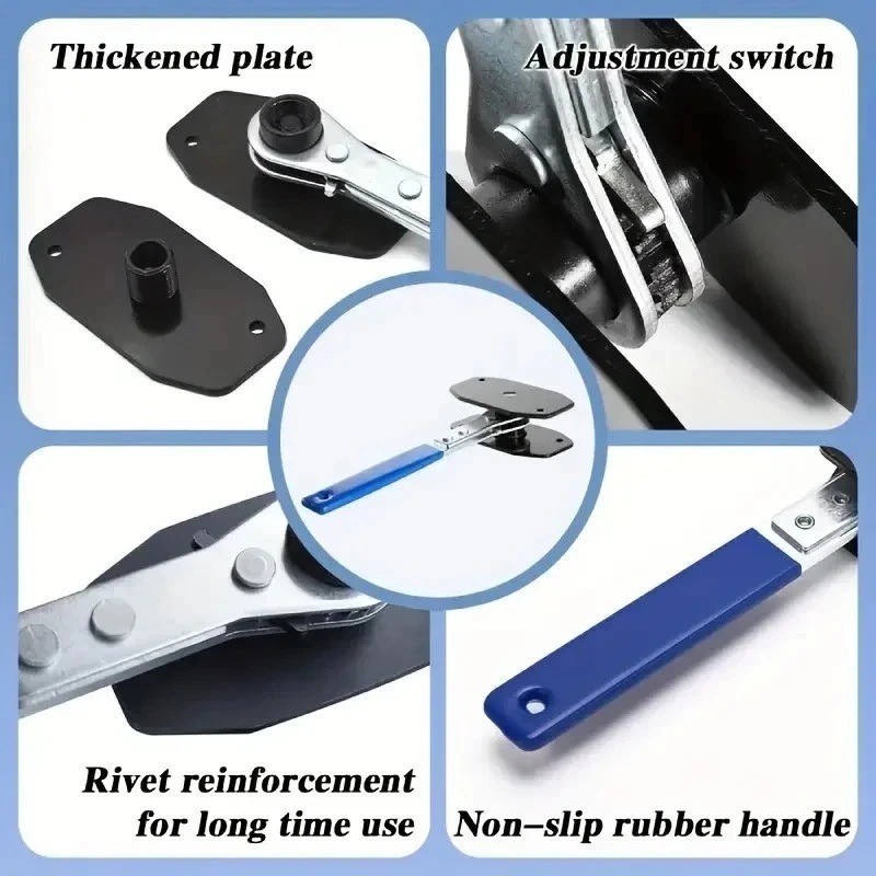 Car Ratchet Brake Piston Spreader Wrench Caliper Pad Install Tool Press Ratchet