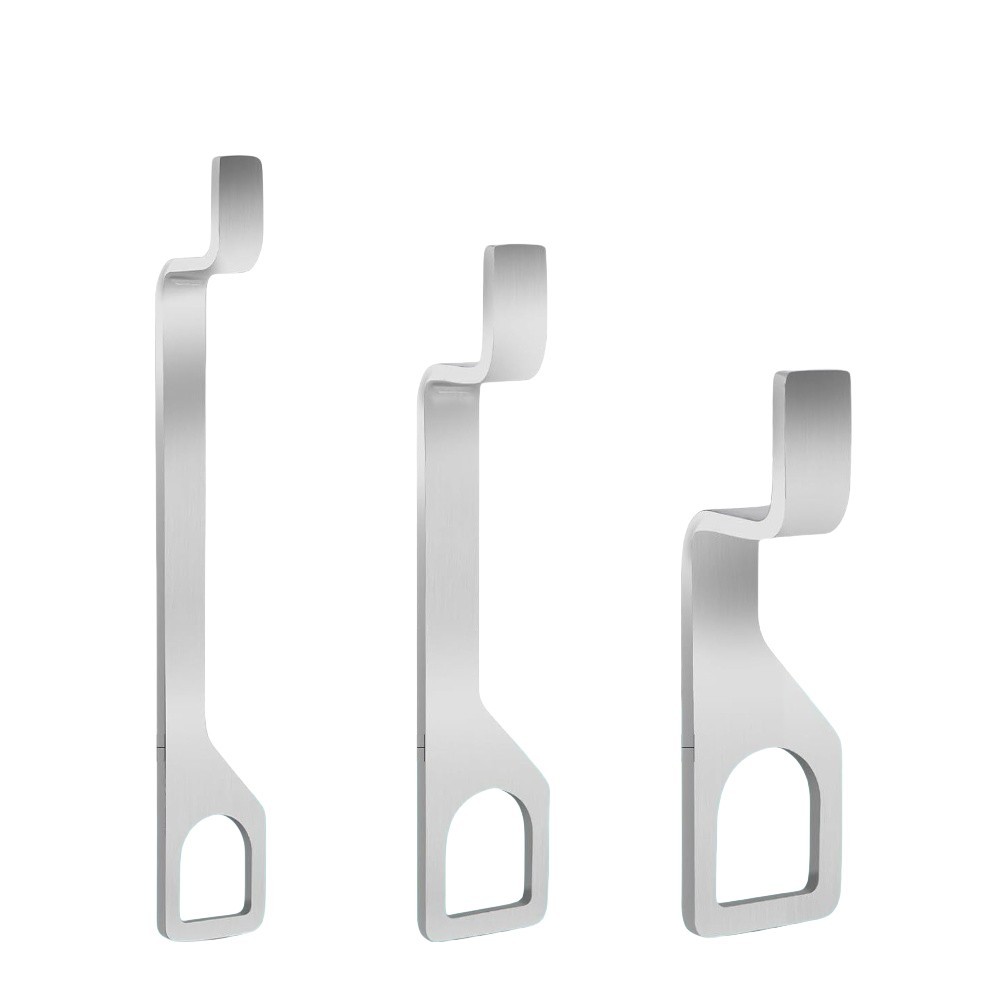 Stainless Steel Hooks for custom Fit Bracket Truck Accessory Upgrade 3 Piece Set