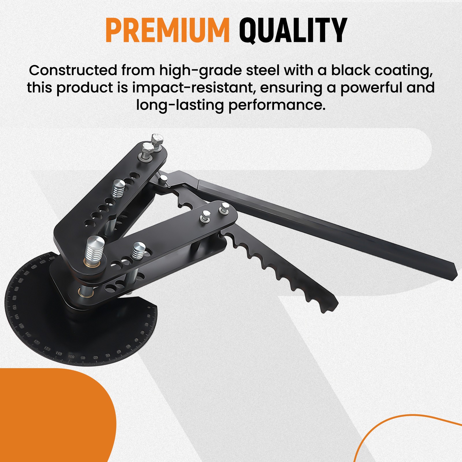Steel Black Coated Manual Pipe and Tube Oxide Coating Bends up to 2″ diameter