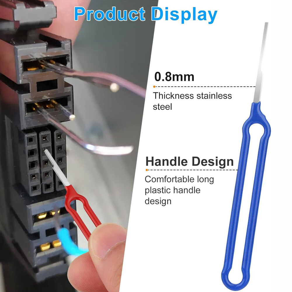41pcs Pin Extractor Tool Terminal Ejector Connector Removal Kit w/Protective Bag