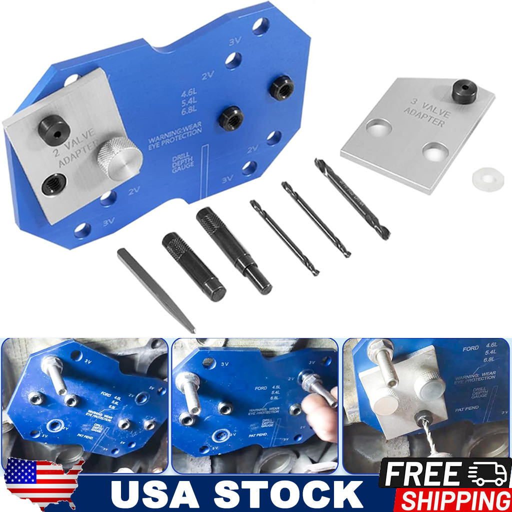 68500 Manifold Drill Template for Ford 2V 3V Triton Engines 4.6L 5.4L 6.8L V10