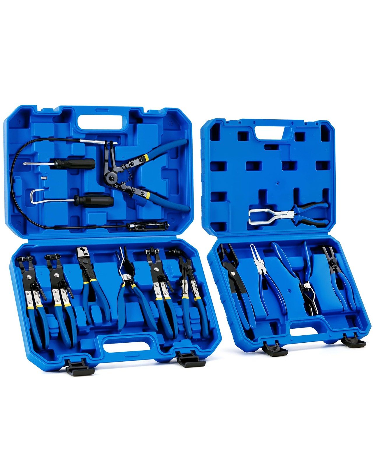 Orion Motor Tech Fuel Line Pliers & Hose Clamp Pliers Set, 14 Piece Disconnec…