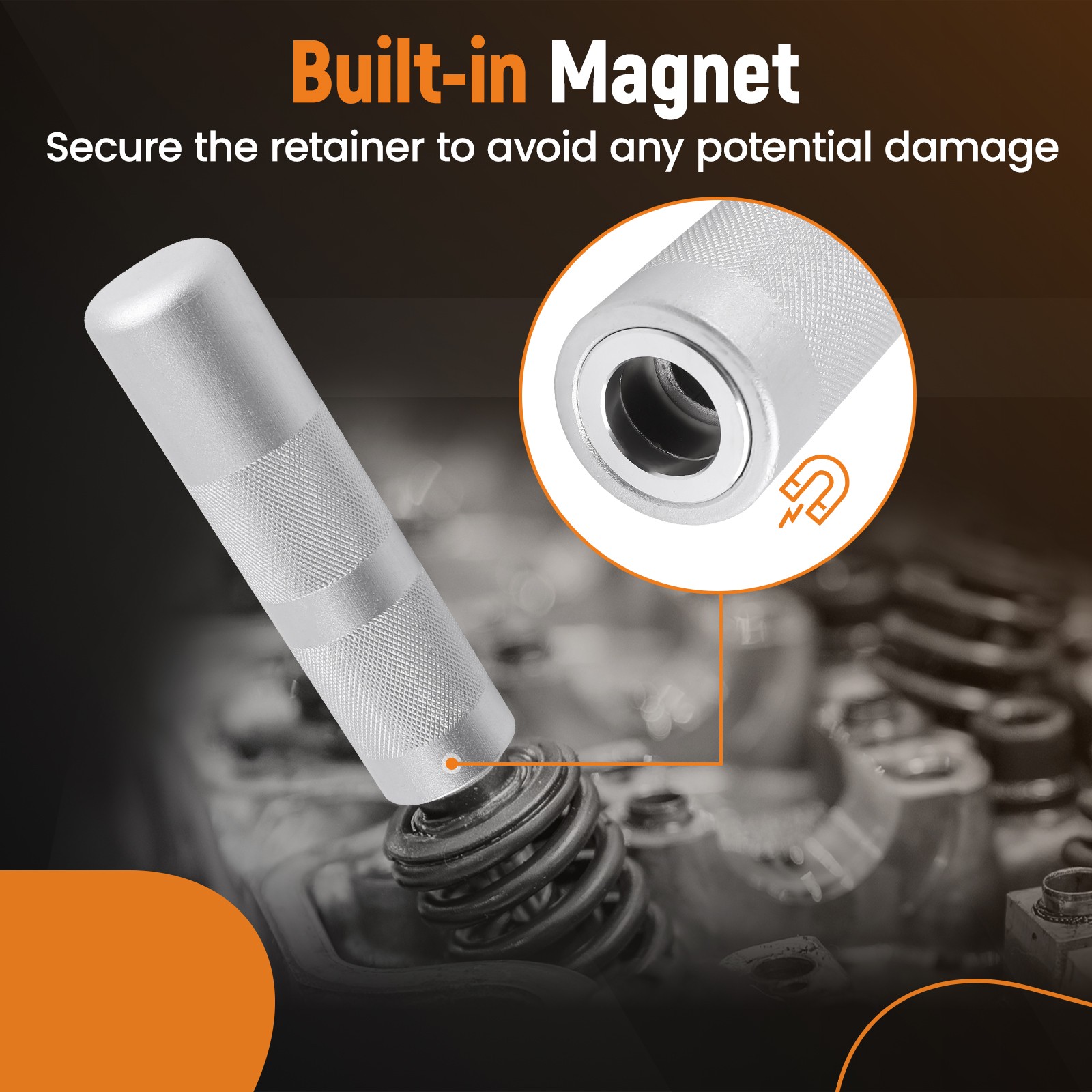 Valve Retainer Stem Seal Removal & Installation Tools for Overhead Engines