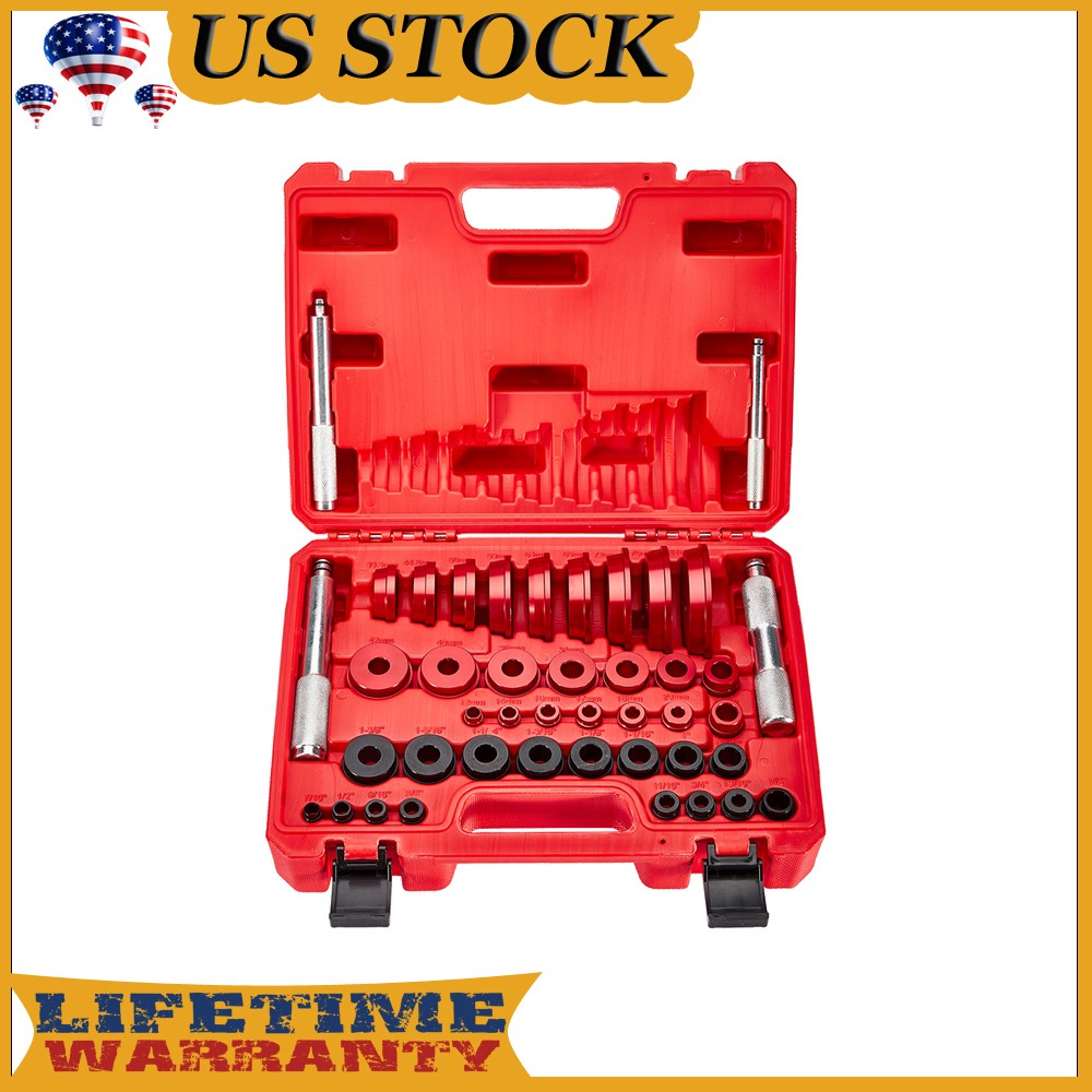 43 Piece Bearing Press Kit Seal Driver Bushing Set For Auto Truck Motorcycle