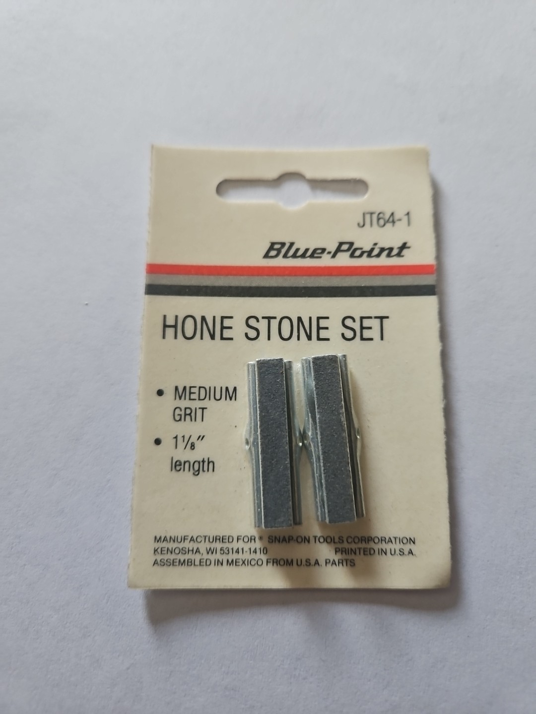 Blue-Point JT64-1 Hone Stone Set 2-Arm Medium Grit 1 1/8″ Lots Of 3