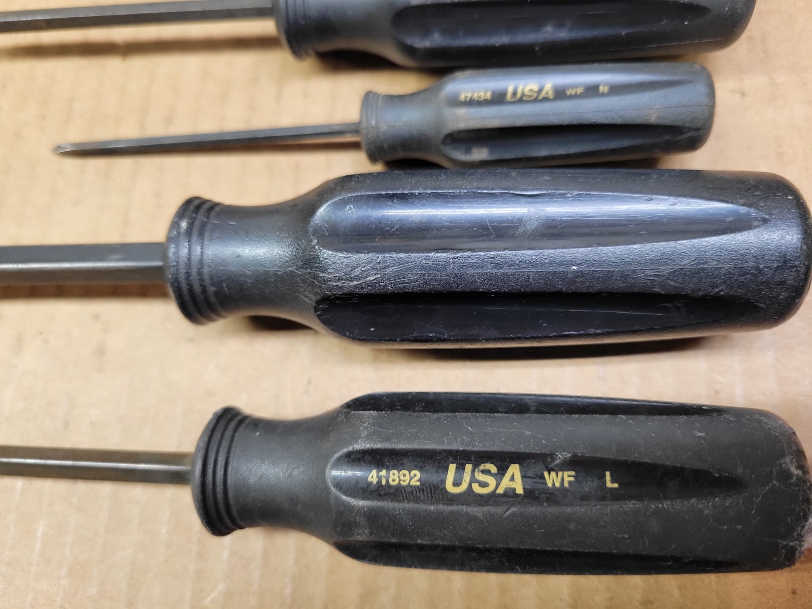 Craftsman Professional 7-Piece Black Handle Screwdriver Set / Lot