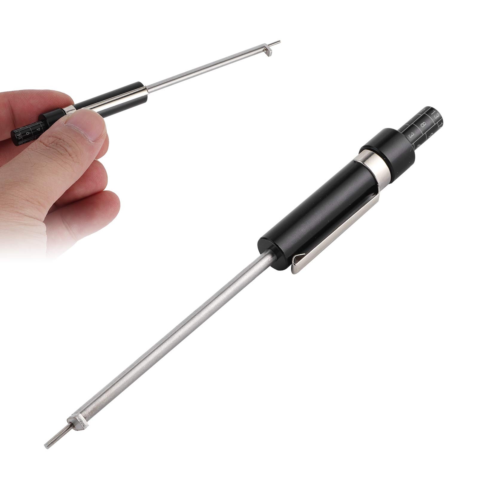 Brake Pad Measuring Tool, Brake Pad Thickness Gauge with Scale Brake Pad Gaug…