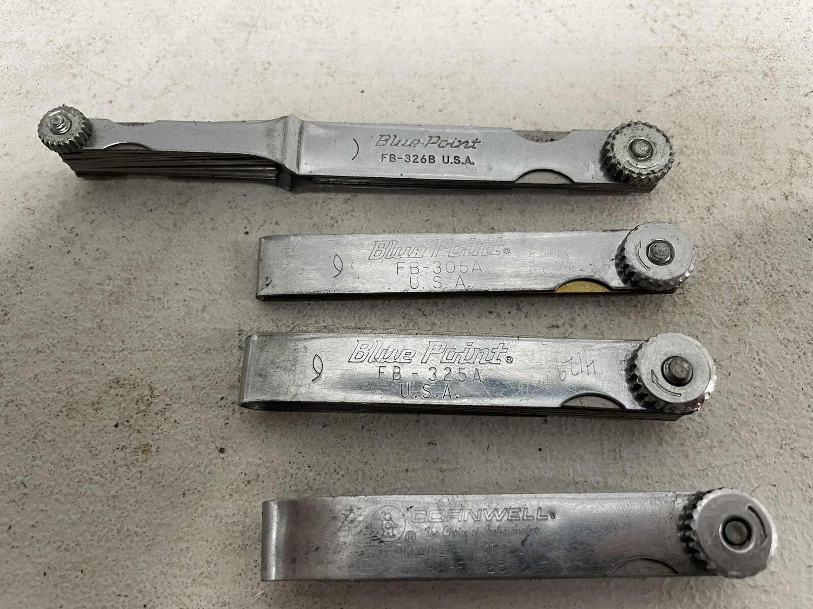 Blue Point Lot Of 3 pieces Set FB-305A, FB-326B, FB-325A & Cornwell RB-FG-25