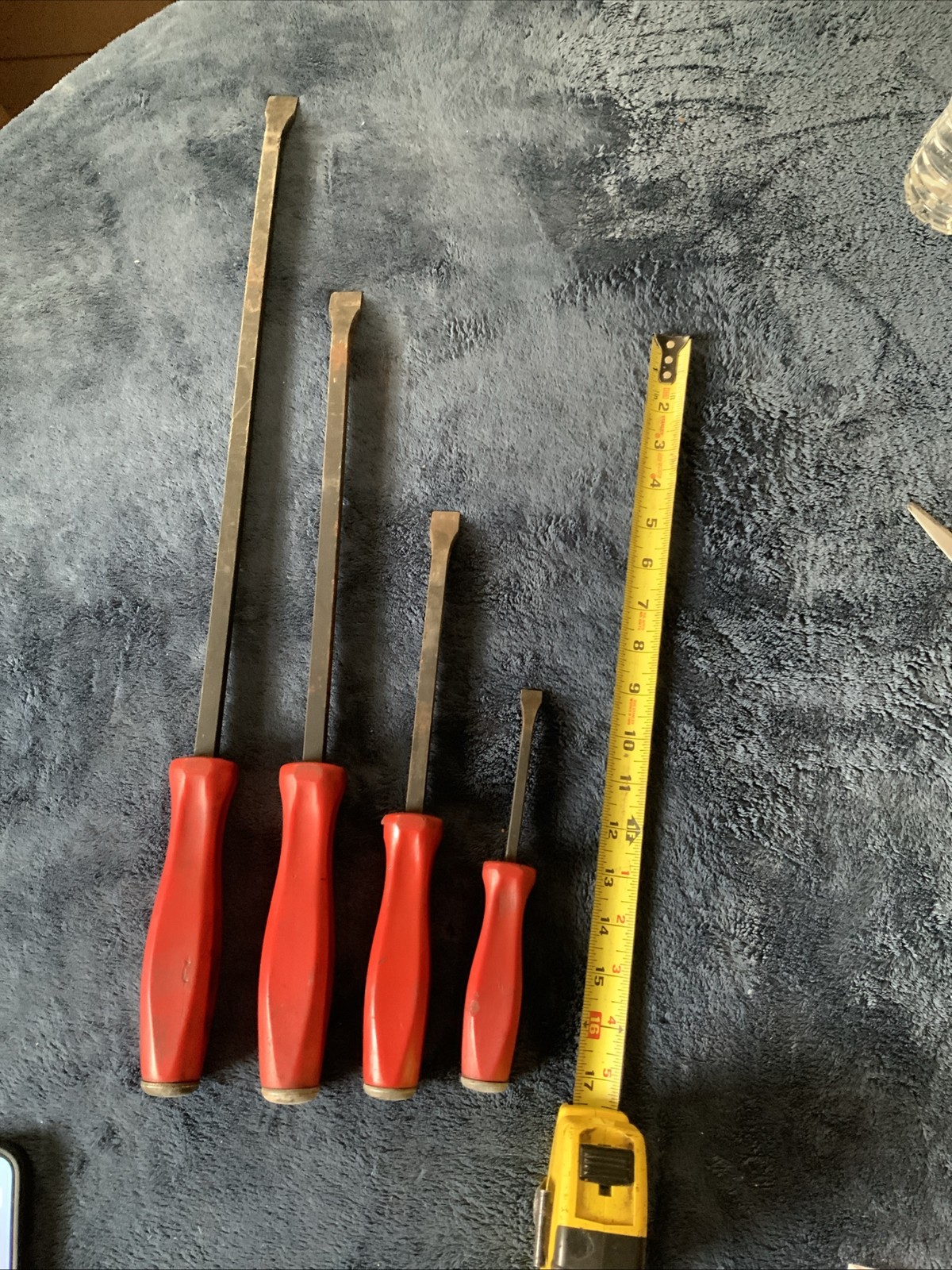 Snap On 4pc Striking Bar Set…red…old School……