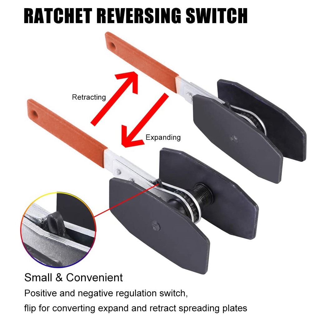 Car Disc Brake Pad Ratchet Rewind Spreader Piston Retracting Caliper Press Tool