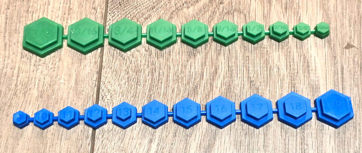21pc SAE & Metric Removeable Magnet Socket Inserts! Make your sockets Magnetic!