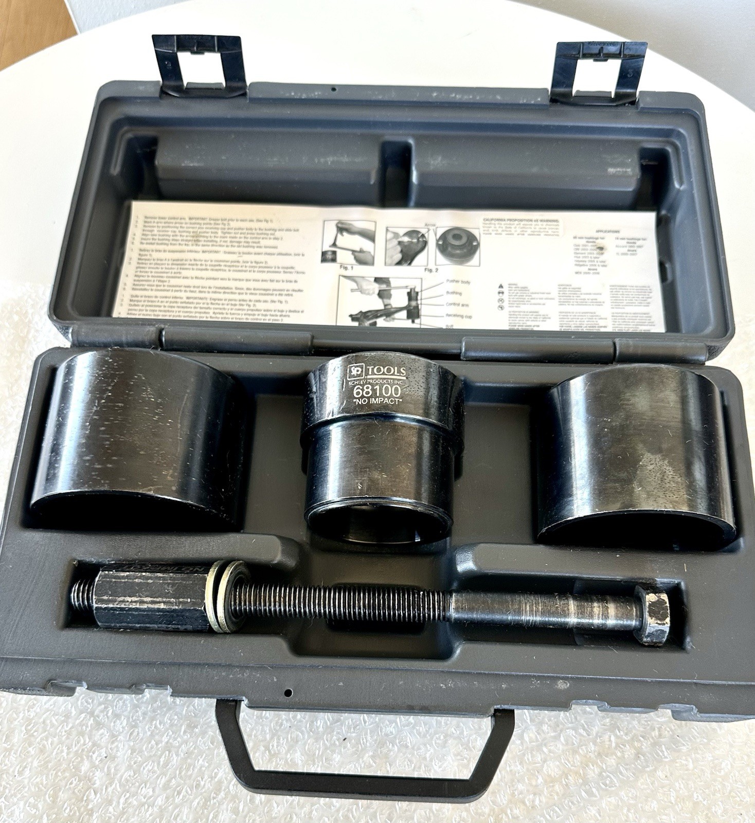 SCHLEY 68100 HONDA & ACURA Front Compliance Bushing R&R Tool *RARE SOLD OUT*