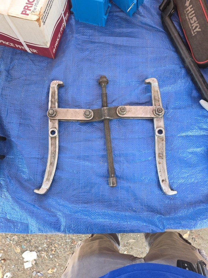 3-Jaw Slide Gear Puller, Model S45C 200, Flywheel 8” Inch OBO