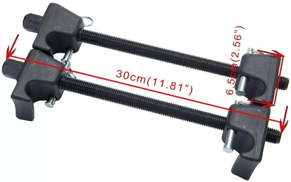 2PCS Coil Spring Compressor For MacPherson Struts Shock Absorber Car Garage Tool