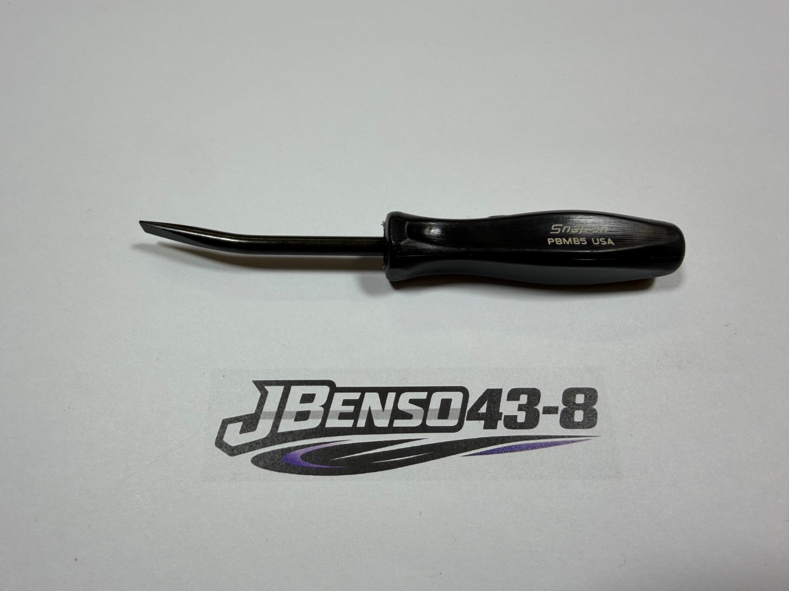 Snap-on Tools USA NEW BLACK 5″ Length Angle Tip Mini Pocket Prybar PBMB5BK