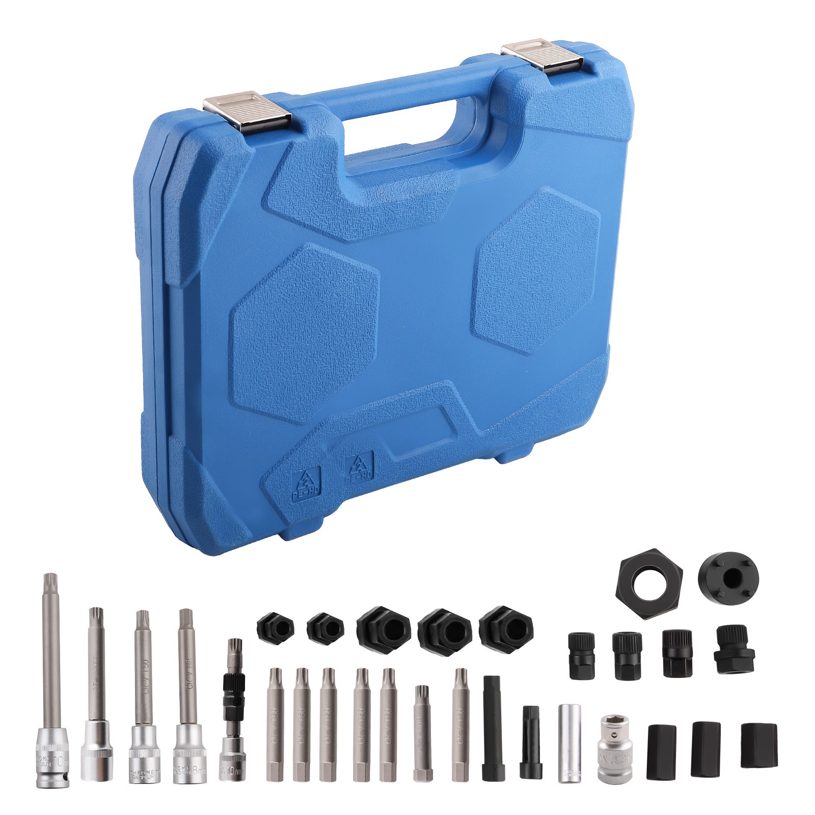 30PCS Alternator Pulley Remove Install Tool Kit For VW Audi Ford BMW Benz others