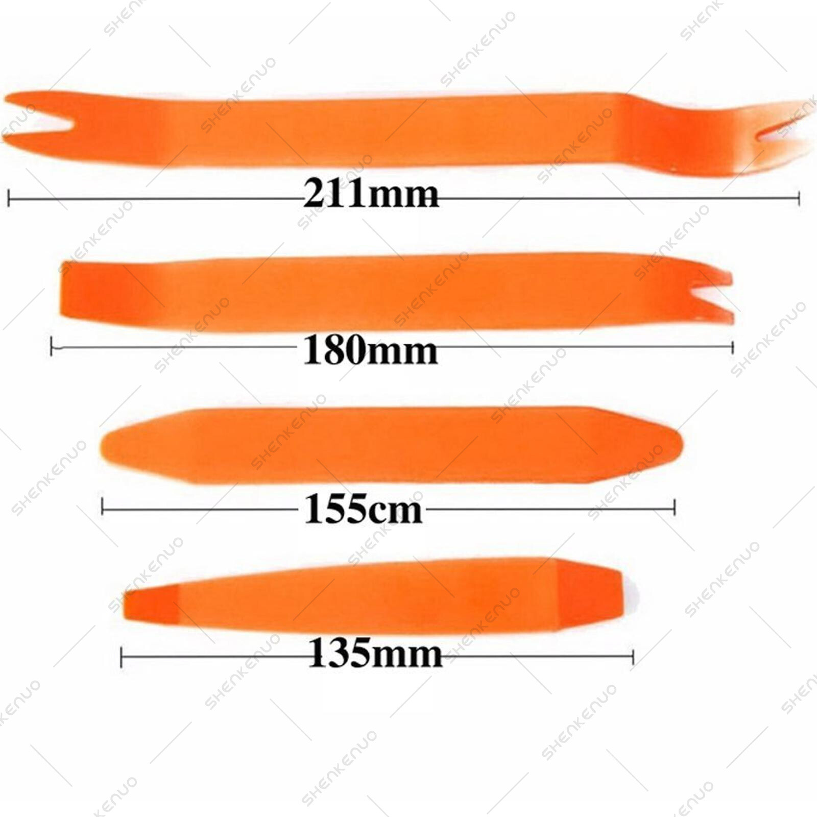 4pcs Car Radio Door Body Clip Panel Trim Dash Audio Plastic Removal Pry Tool Kit