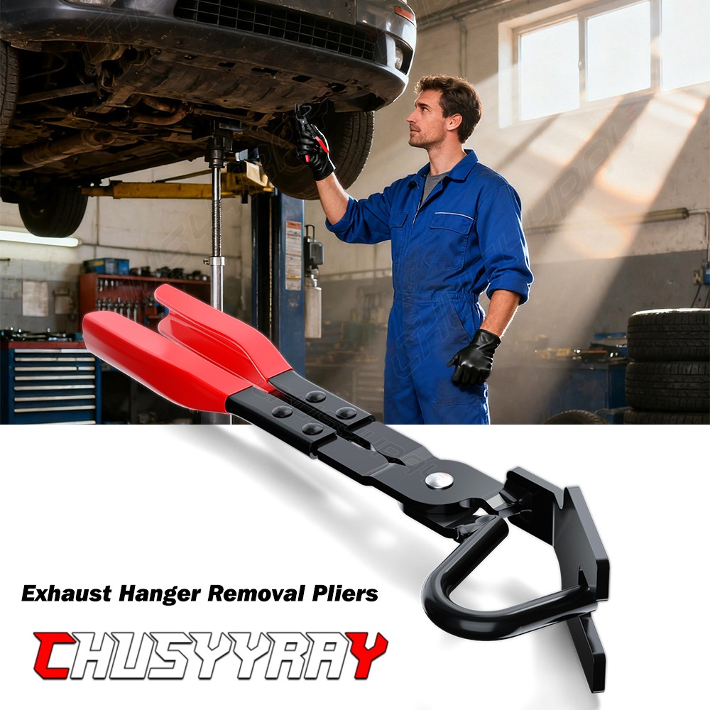 Exhaust Hanger Removal Pliers Pipe Rubber Grommet Garage Hand Tool Trim
