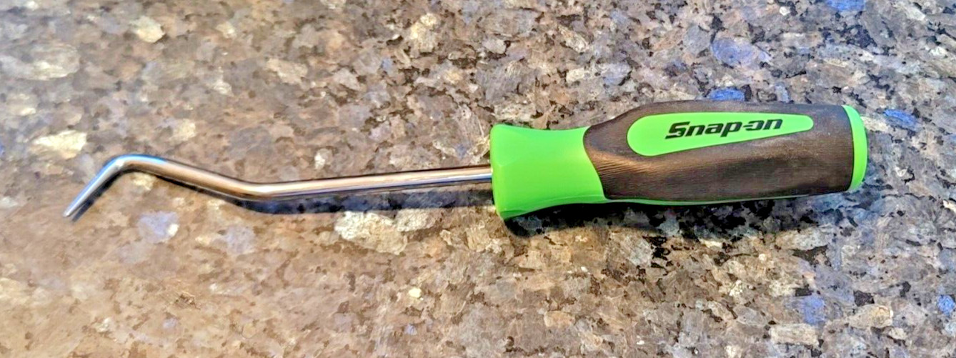 Snap-on Tools USA NEW Electric Green Soft Grip Radiator Hose Pick SGA173B