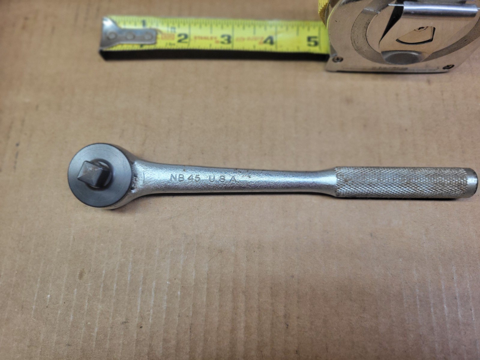 Vintage NAPA USA 3/8″ Drive Round Head Fine Tooth RHFT No NB45