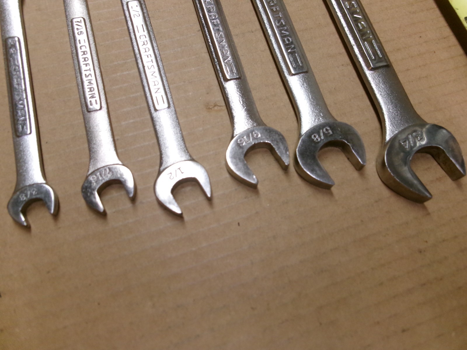 Craftsman 6-Piece 6-Point Metric Combination Wrench Set / Lot