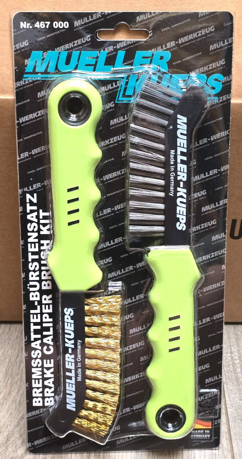 Mueller Kueps 2pc Brake Caliper Wire Brush Set #467000