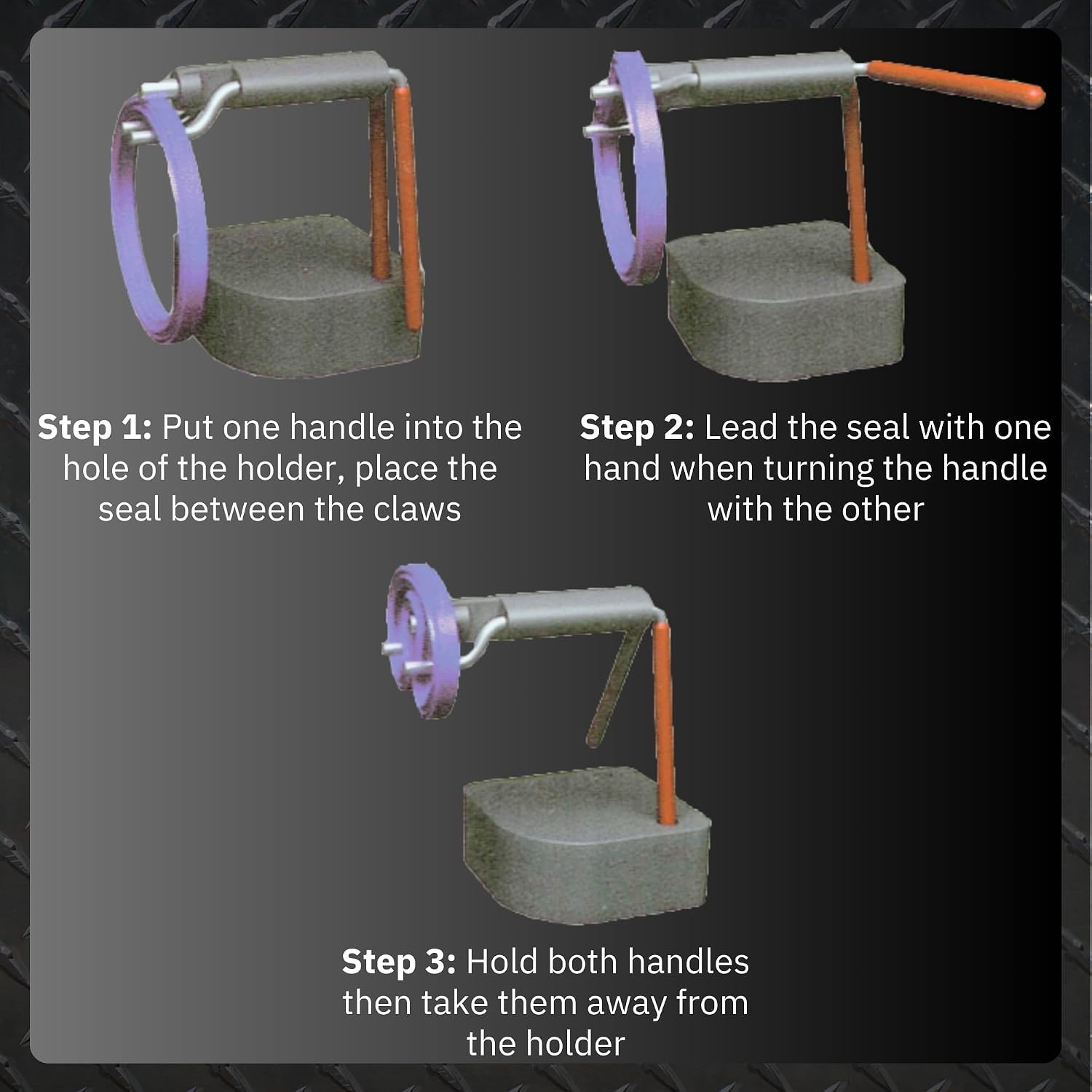 Hydraulic Seal Installation Tool Set – 6 Piece Twistor Kit for Easy Seal Fitting