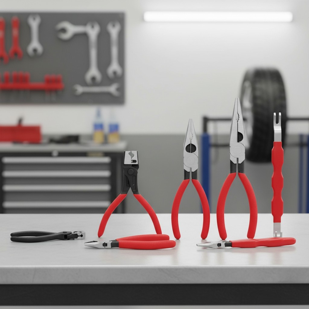 5-Piece Automotive Electrical Connector Removal Tool Set for Precision Repairs