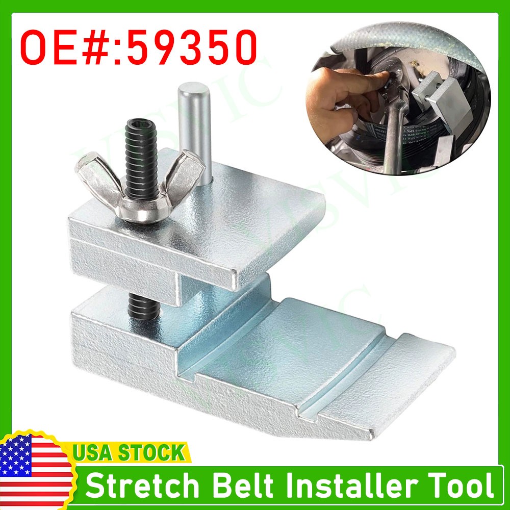 59350 Stretch Belt Installer Tool Fits for Extra Deep Double Pulleys for Ford/GM