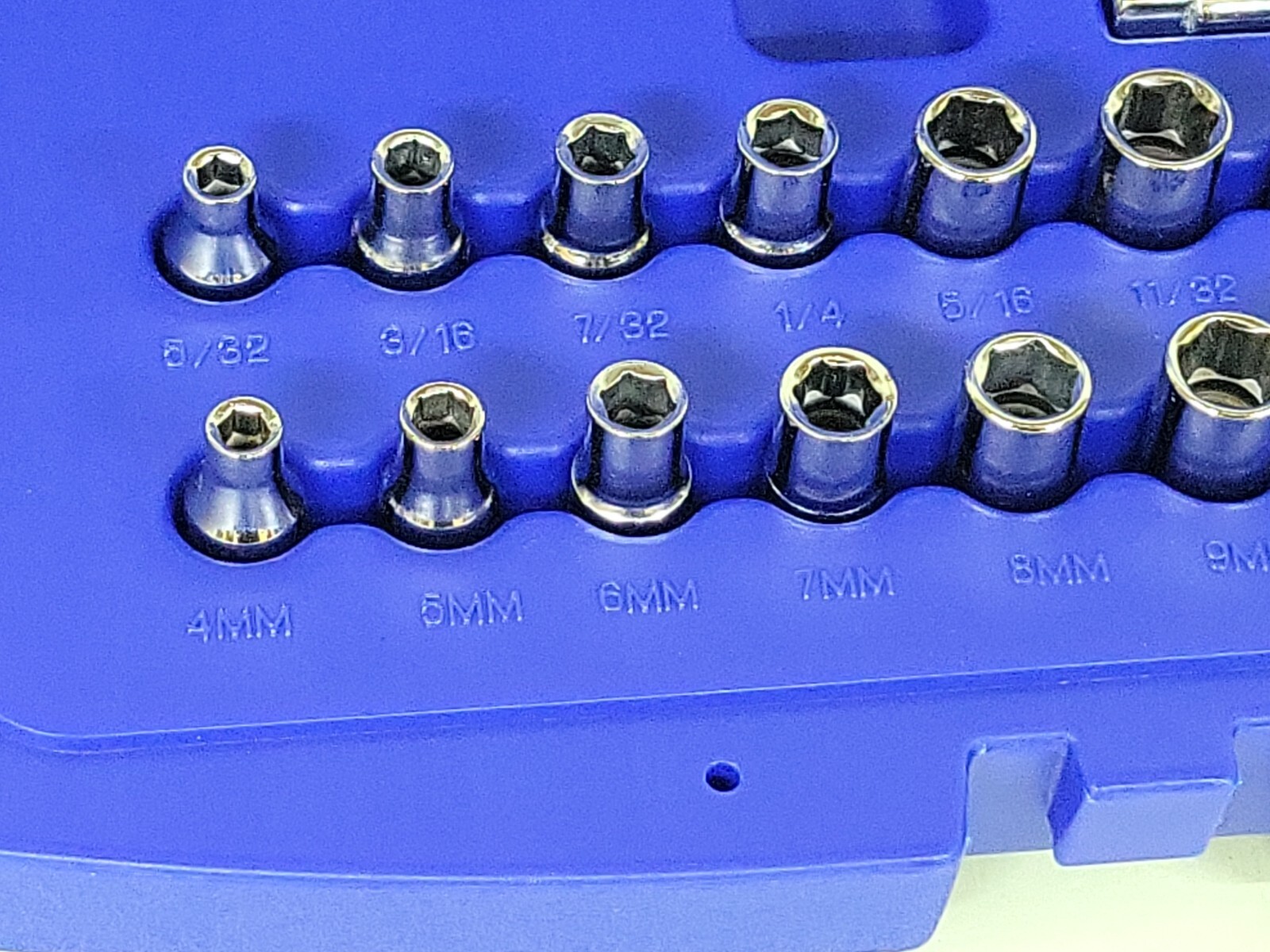 Kobalt 20 PC 1/4″ Drive Metric SAE Socket Ratchet New Old Stock 266590 USA MADE
