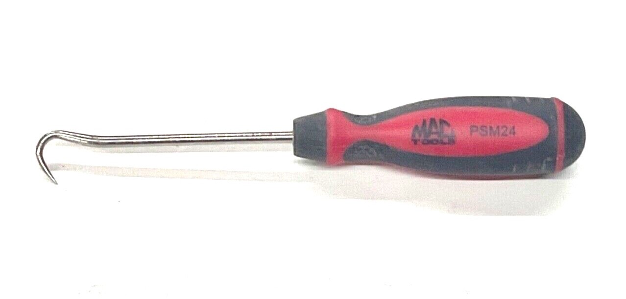 MAC TOOLS MINI HOOK PICK, RED & BLACK HANDLES, PSM24