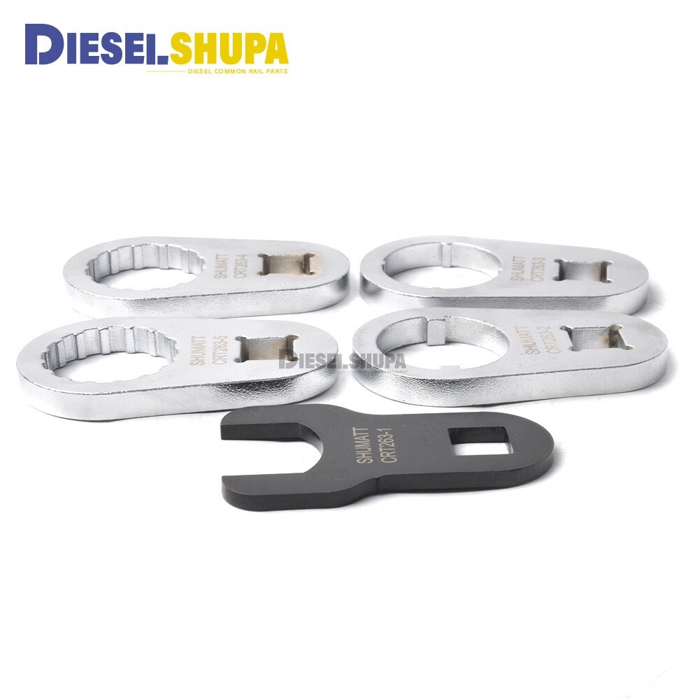 5PCS Diesel CR Engine Repair Tool Injector Wrench Spanner Tool Universal