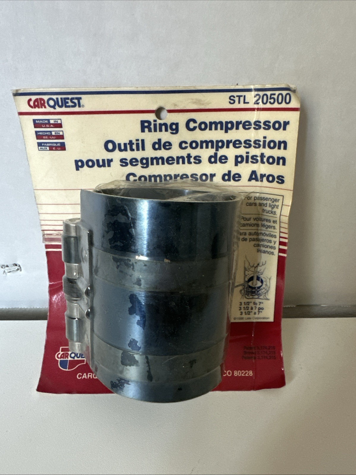 Lisle 20500 Ring Compressor (3-1/2″ to 7″) Made In USA