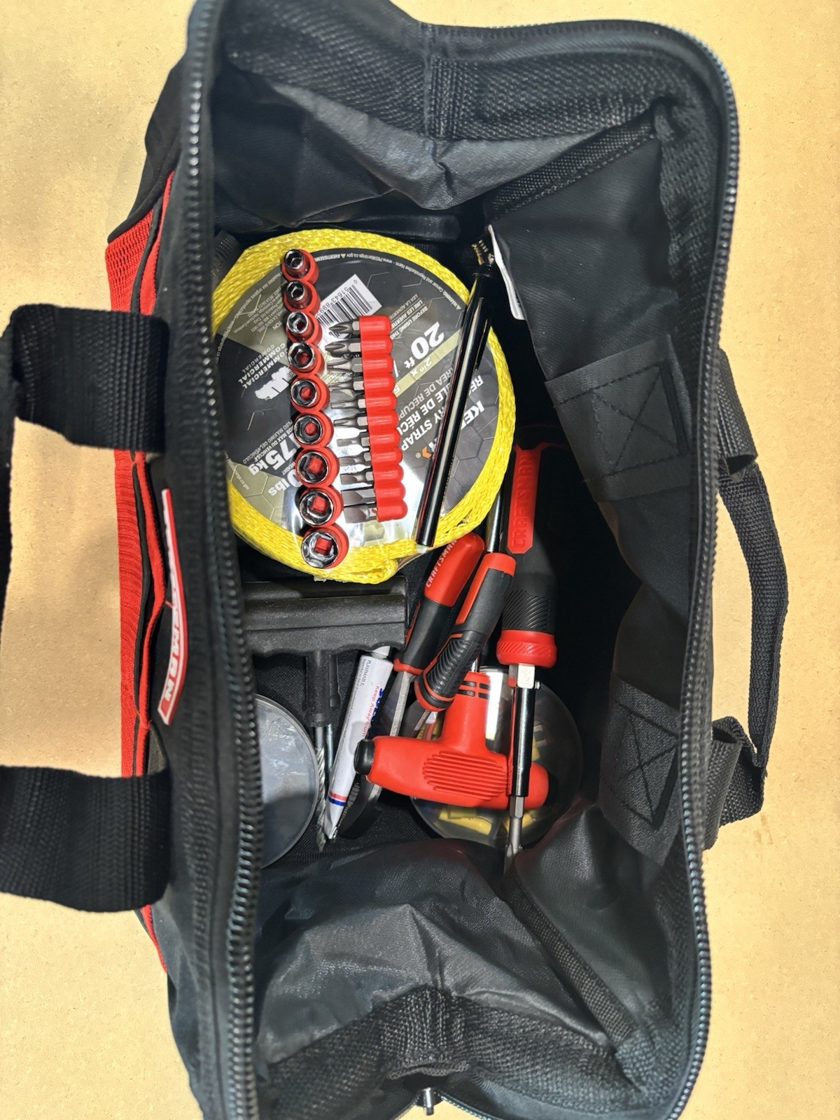 Car Repair Tool Kit Emergency Auto Repair – Wrenches, Screwdrivers, Socket Set