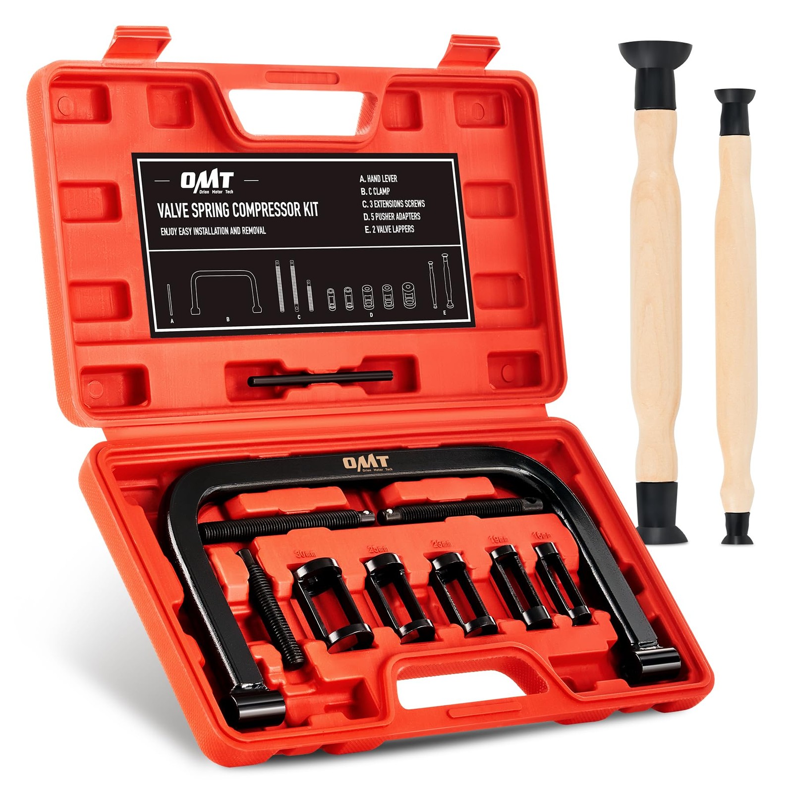 Orion Motor Tech Valve Spring Compressor, 10pcs Valve Spring Removal Tool wit…