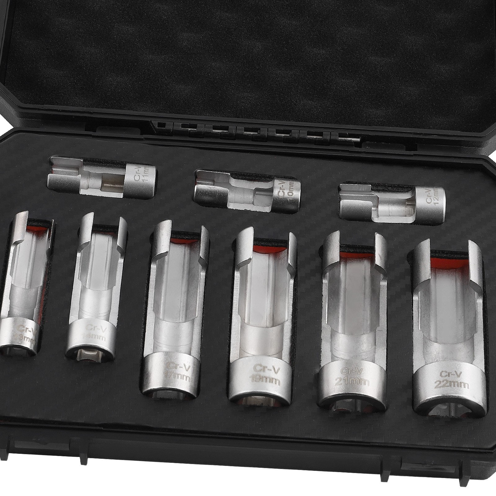Diesel Injector Fuel Line Socket Wrench Set 17mm 19mm 21mm 22mm 3/8″ sockets
