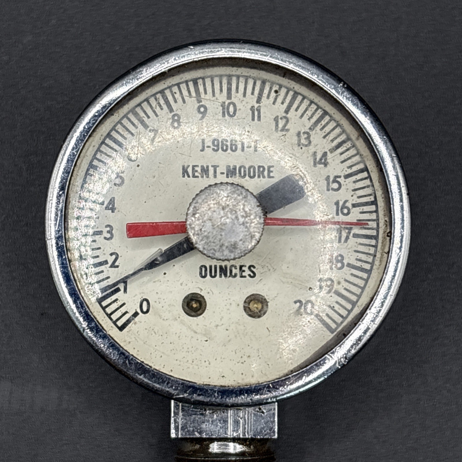 Vintage Kent-Moore J-9661-1 Pull Gauge 0-20 Ounces Tension Tester USA US Gauge