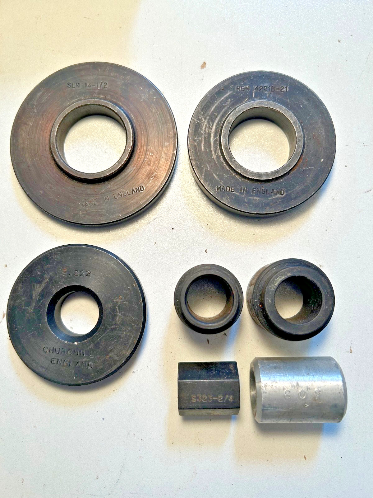 7 Triumph TR6 Stag 2000 2.5 P.I. Churchill SLM 14-1/2 Press Adaptor Tools
